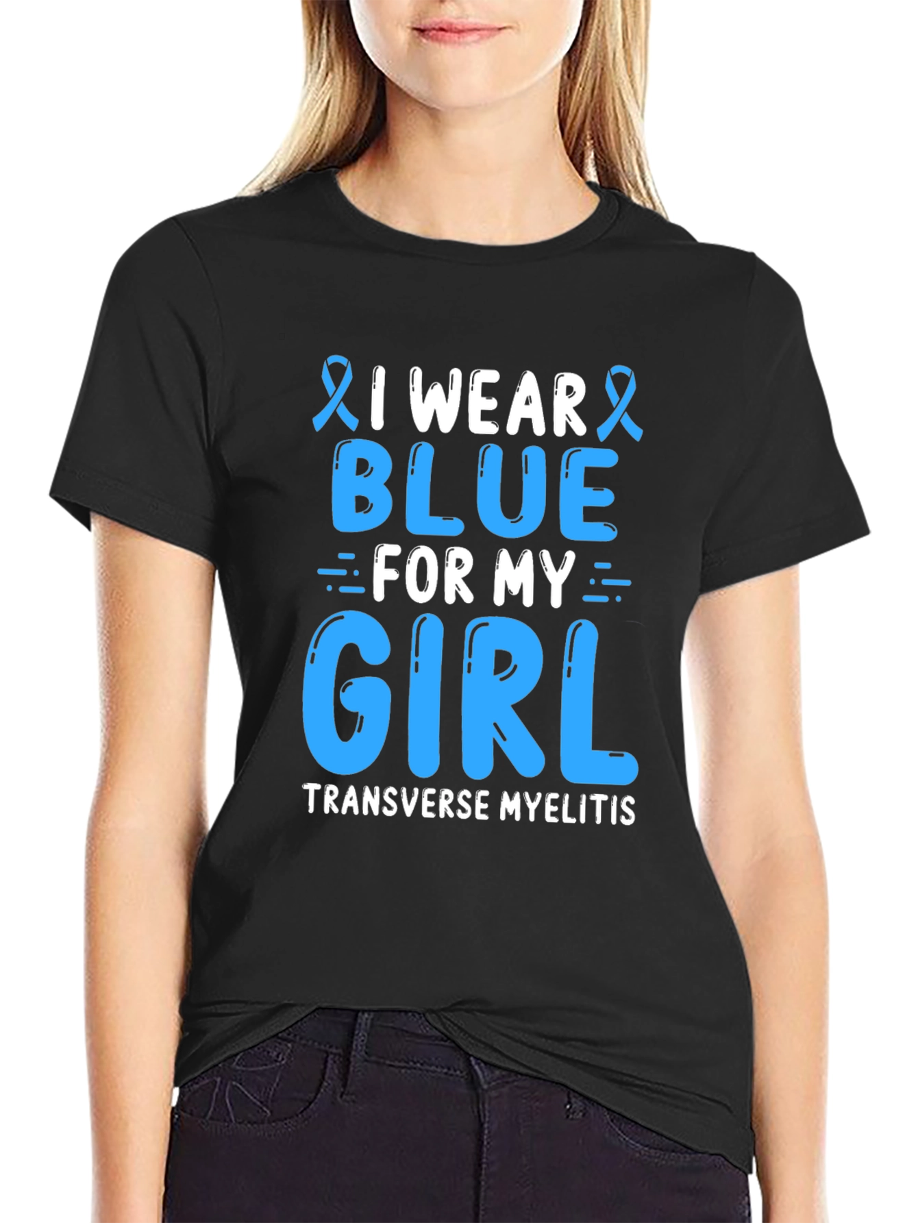 I Wear Blue For My Girl T-Shirt