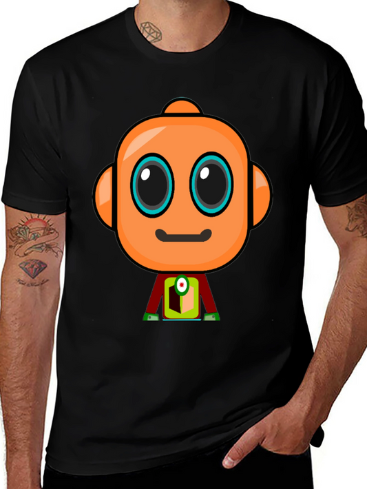 Robot Graphic T-Shirt - Unique Design