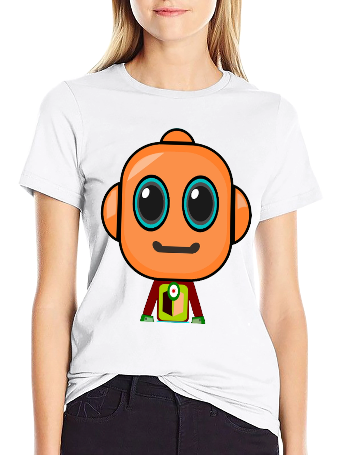 Robot Graphic T-Shirt - Unique Design