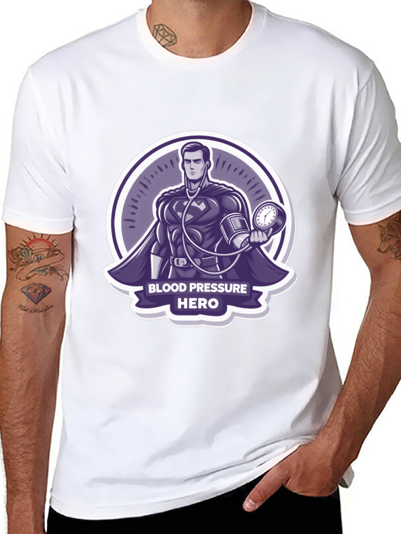 Blood Pressure Hero Graphic Tee