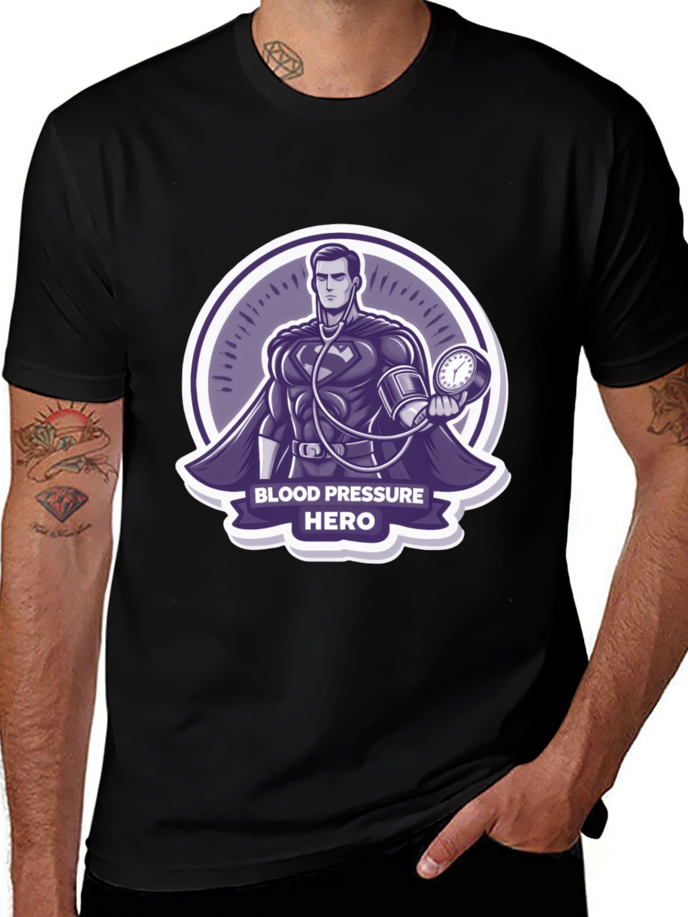Blood Pressure Hero Graphic Tee