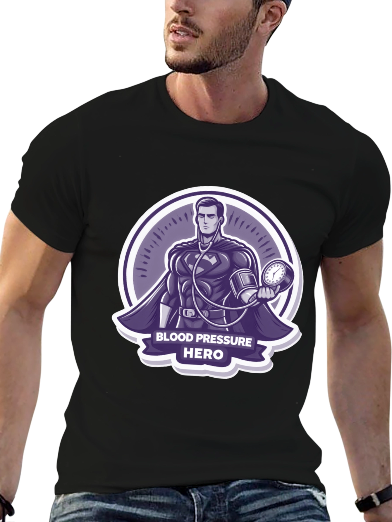 Blood Pressure Hero Graphic Tee
