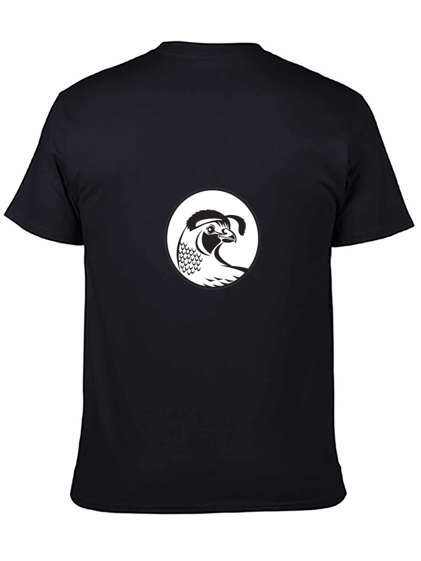 Quail Graphic Black T-Shirt