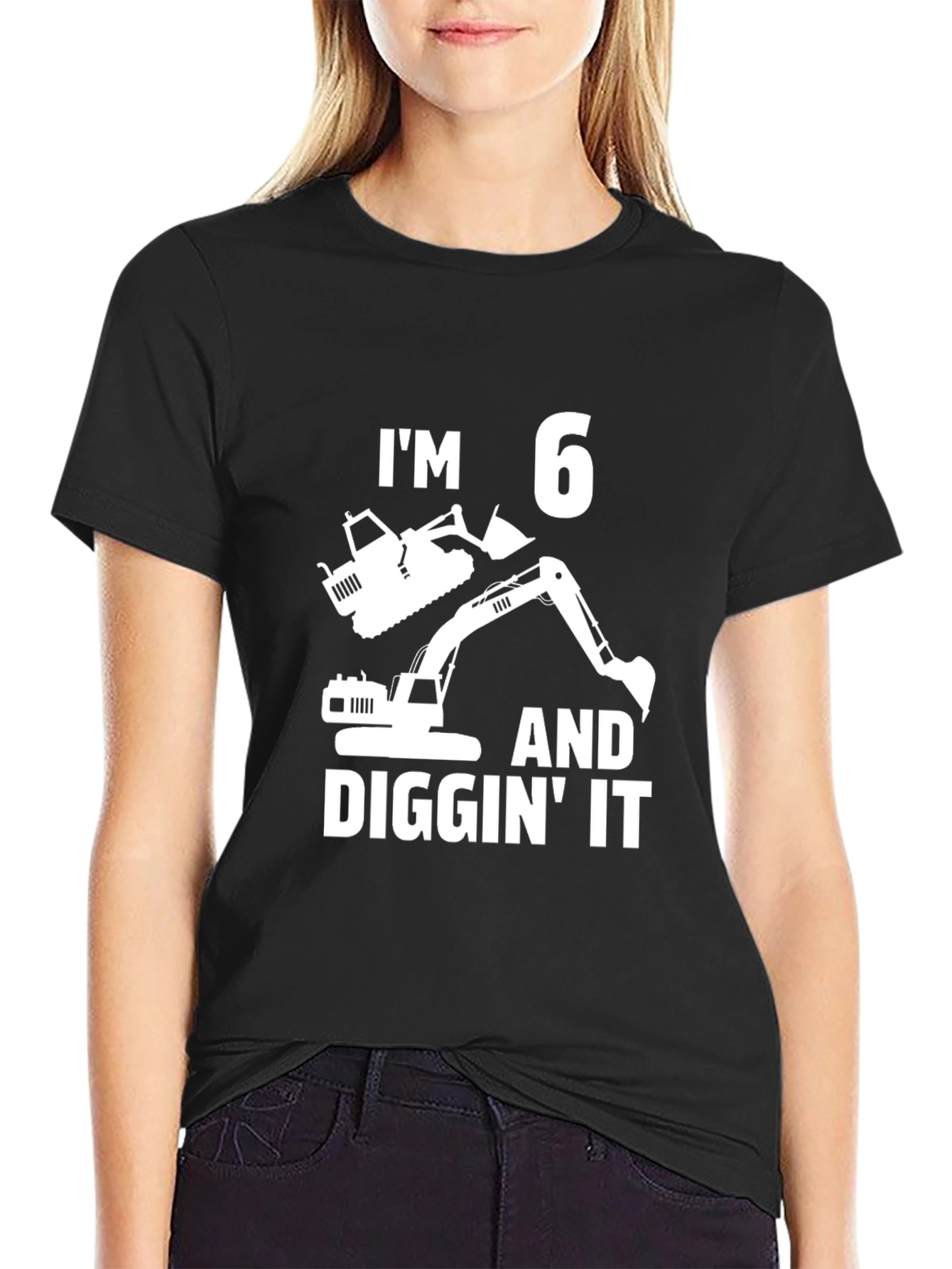 Im 6 and Diggin It Birthday T-Shirt