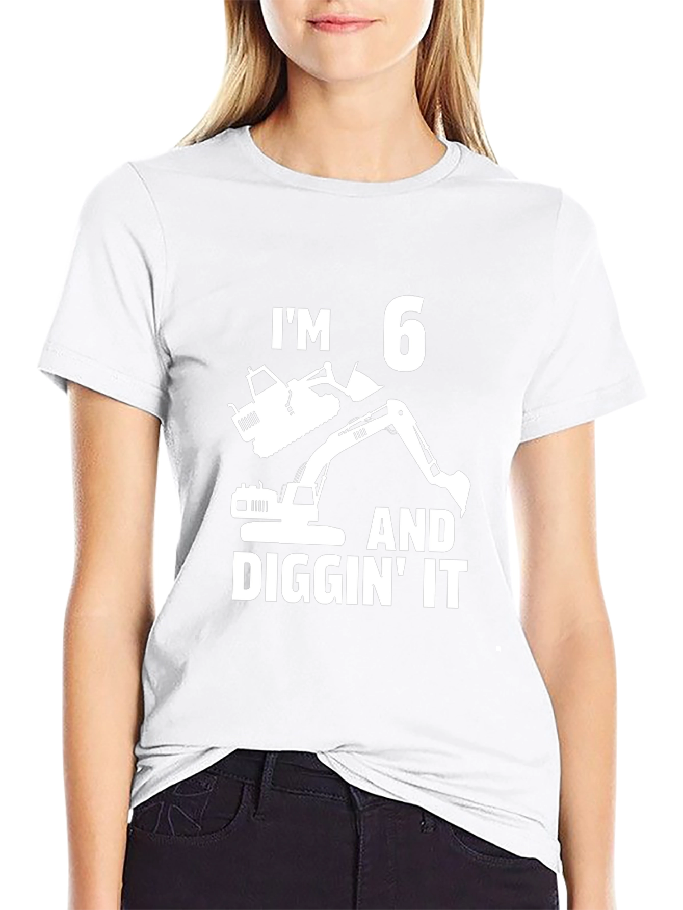 Im 6 and Diggin It Birthday T-Shirt