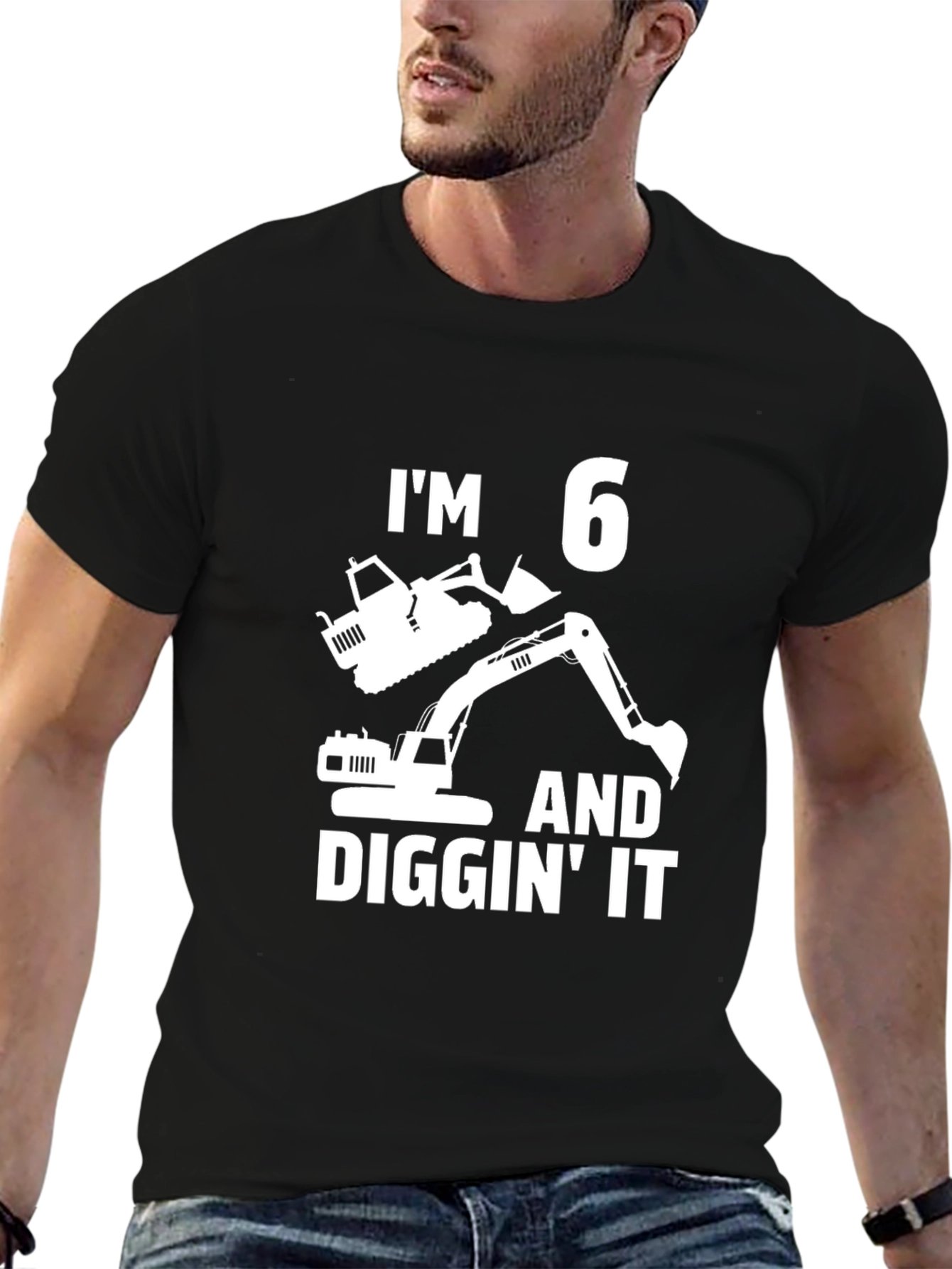 Im 6 and Diggin It Birthday T-Shirt