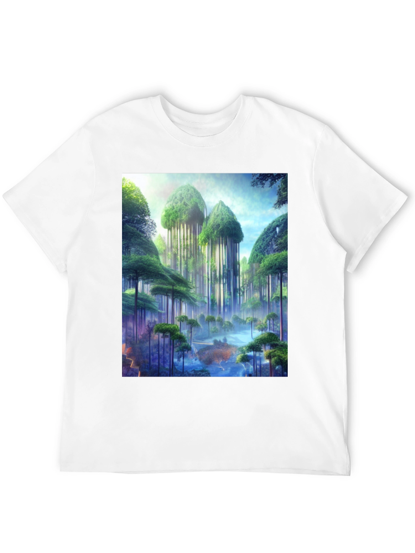 Enchanted Forest T-Shirt - Nature Fantasy Tee