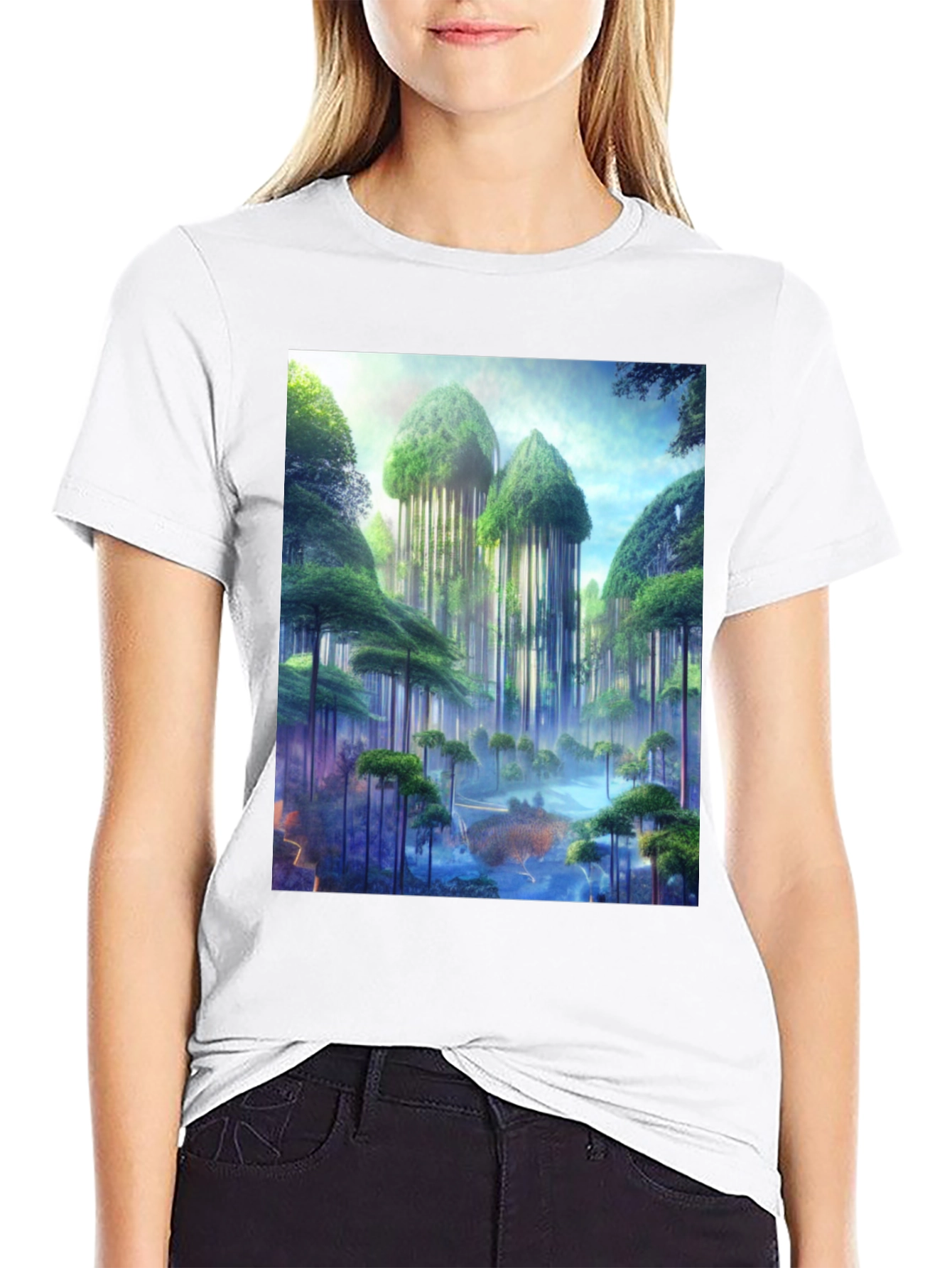 Enchanted Forest T-Shirt - Nature Fantasy Tee