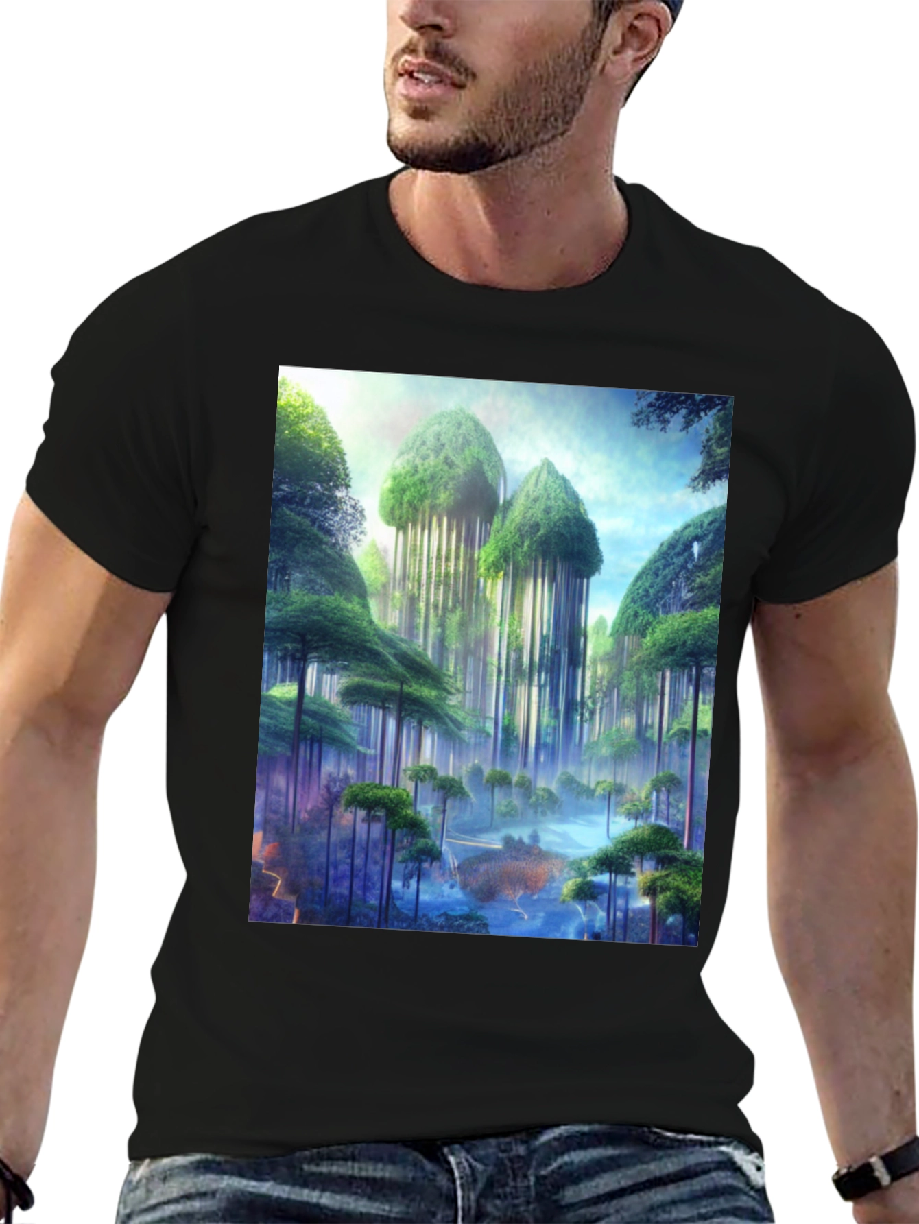 Enchanted Forest T-Shirt - Nature Fantasy Tee