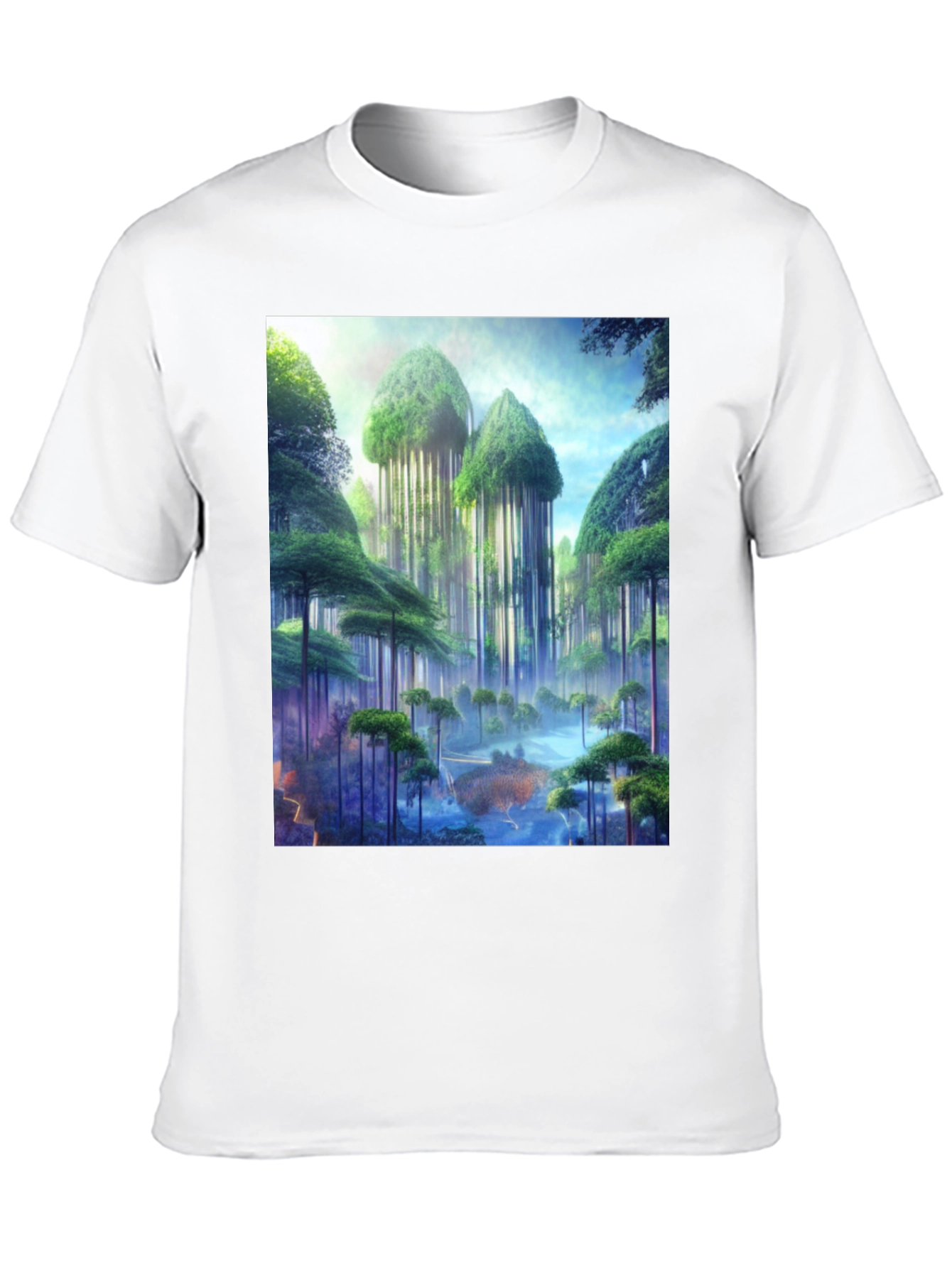 Enchanted Forest T-Shirt - Nature Fantasy Tee
