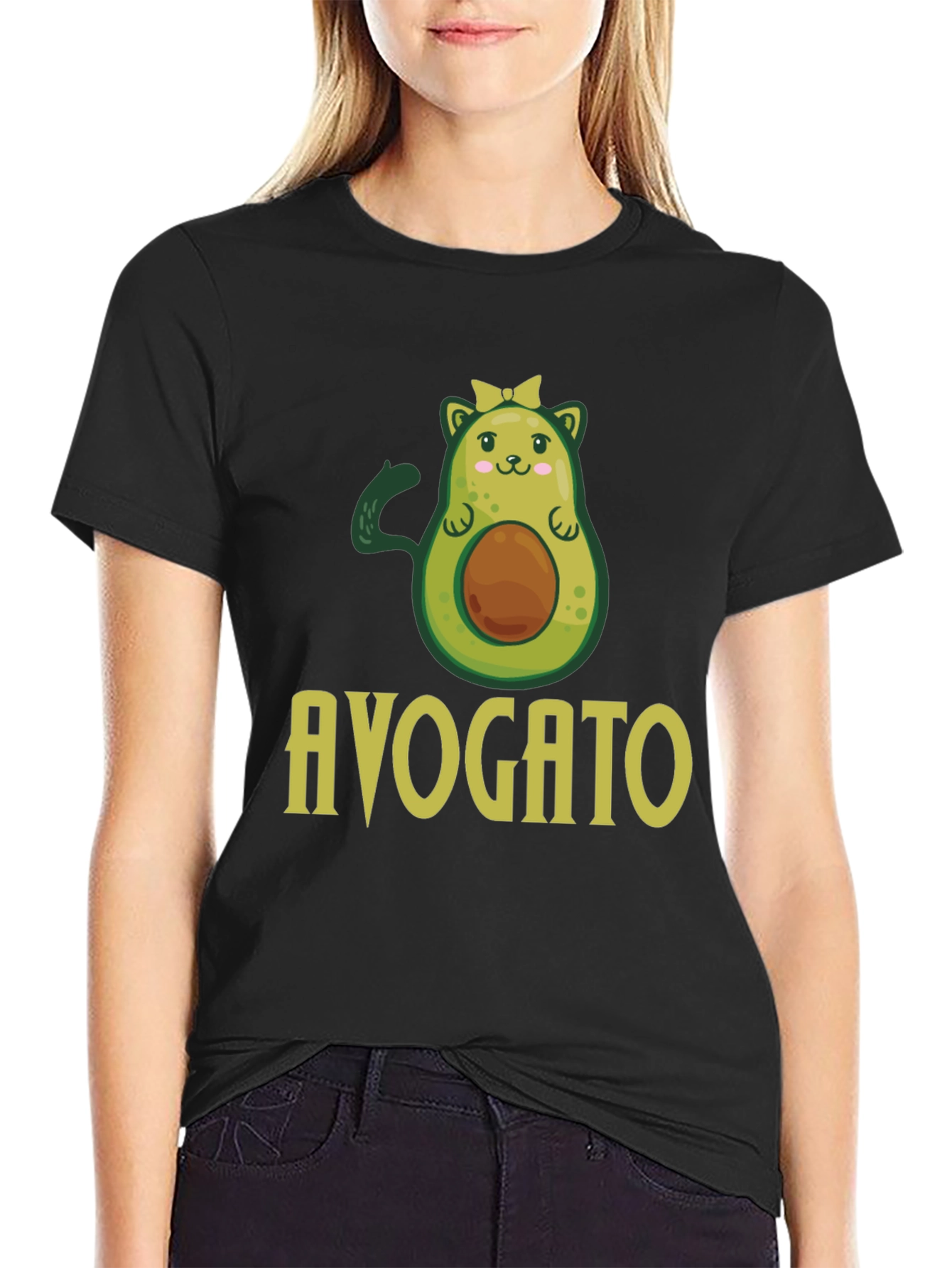 Avogato Graphic T-Shirt - Unisex Black Tee