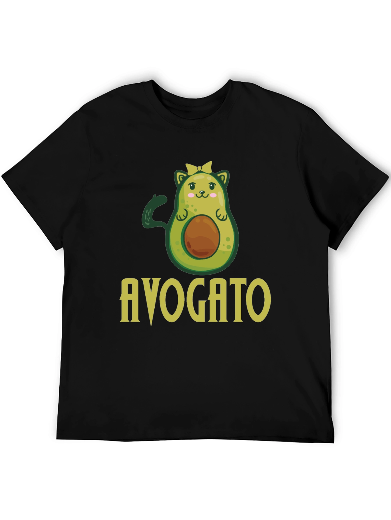 Avogato Graphic T-Shirt - Unisex Black Tee