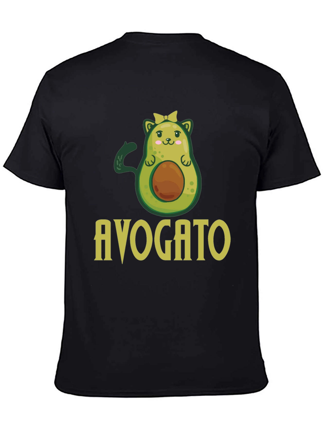 Avogato Graphic T-Shirt - Unisex Black Tee