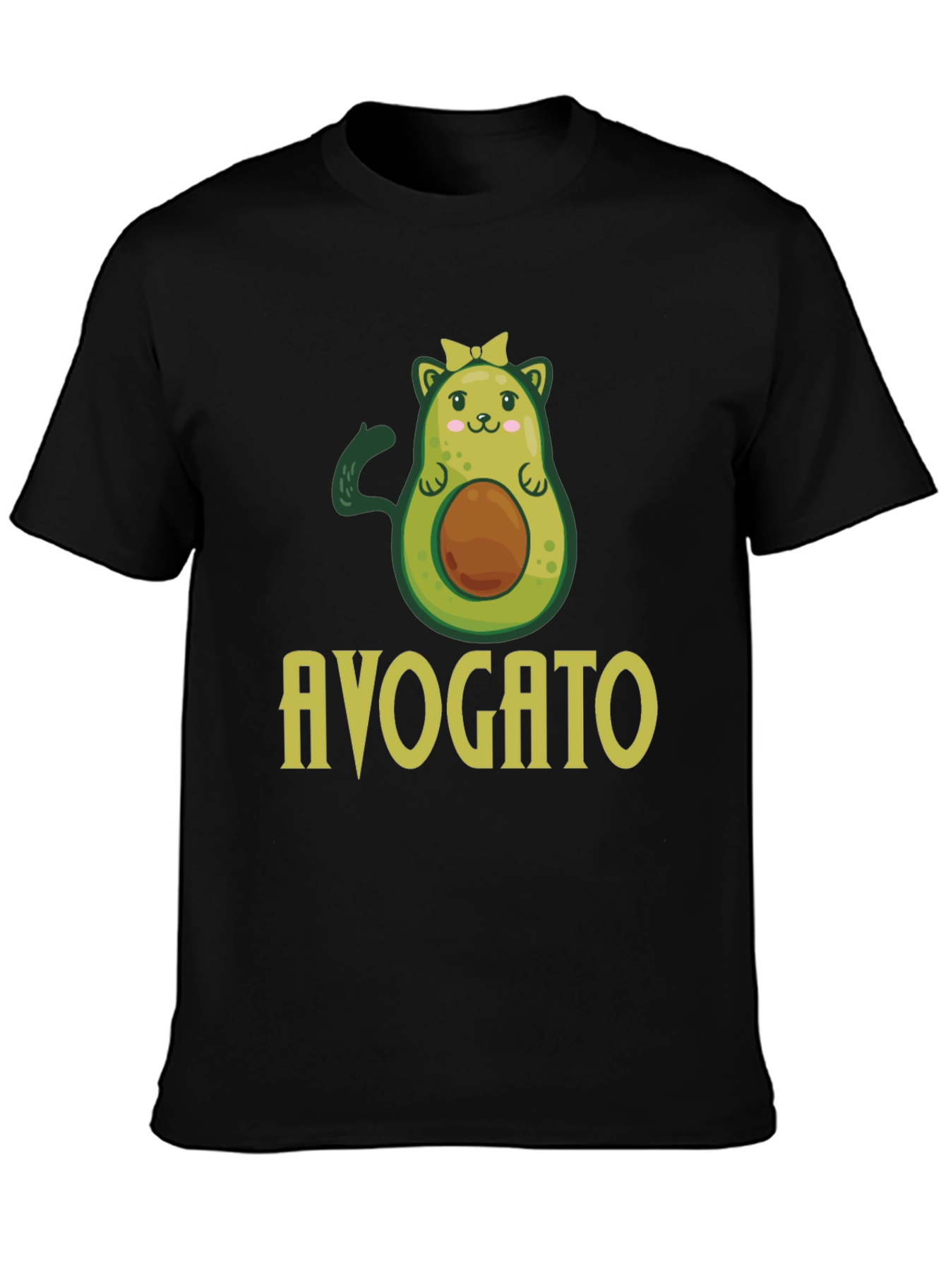 Avogato Graphic T-Shirt - Unisex Black Tee