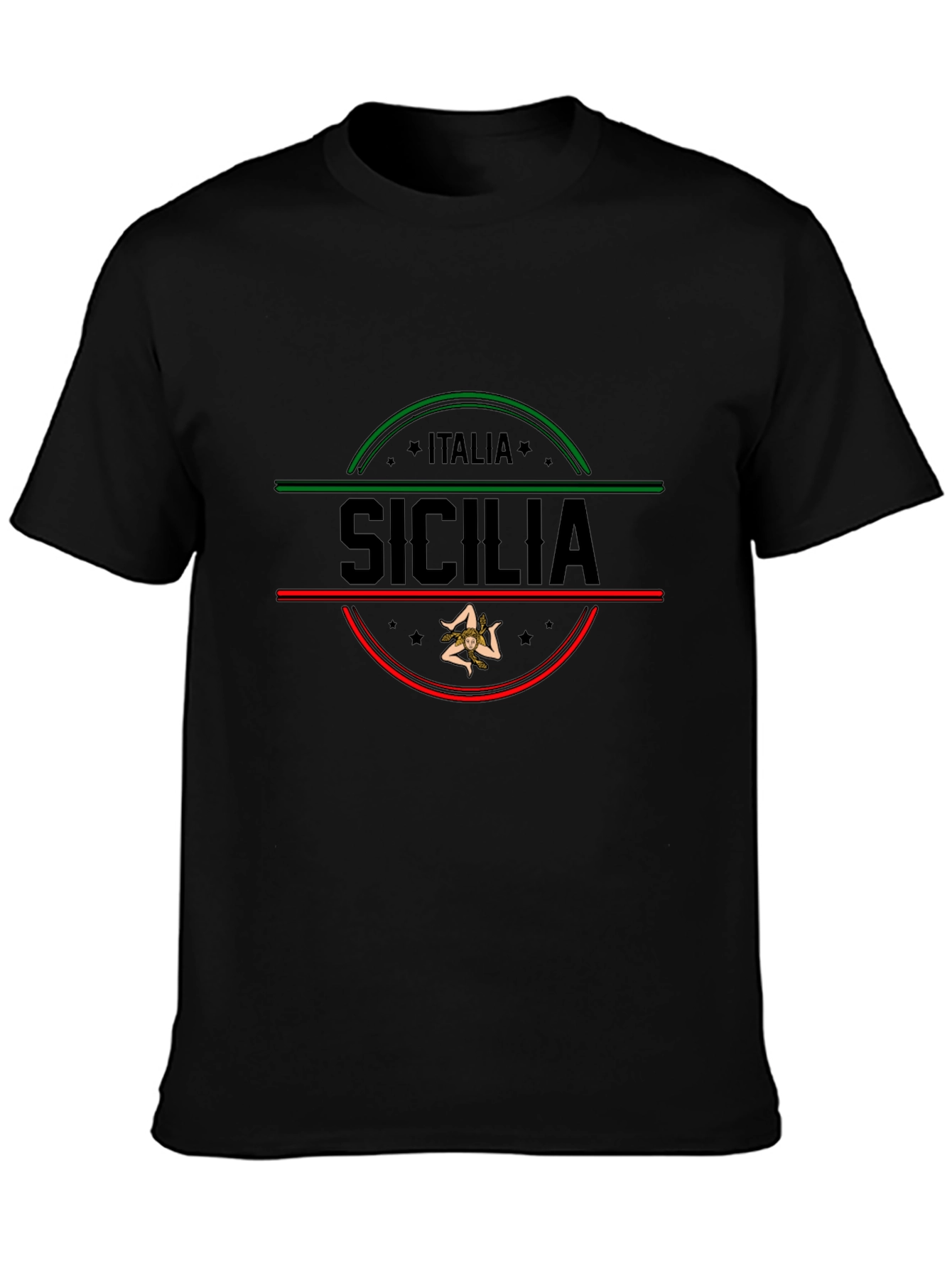 Sicilia Italia T-Shirt Mens Graphic Tee