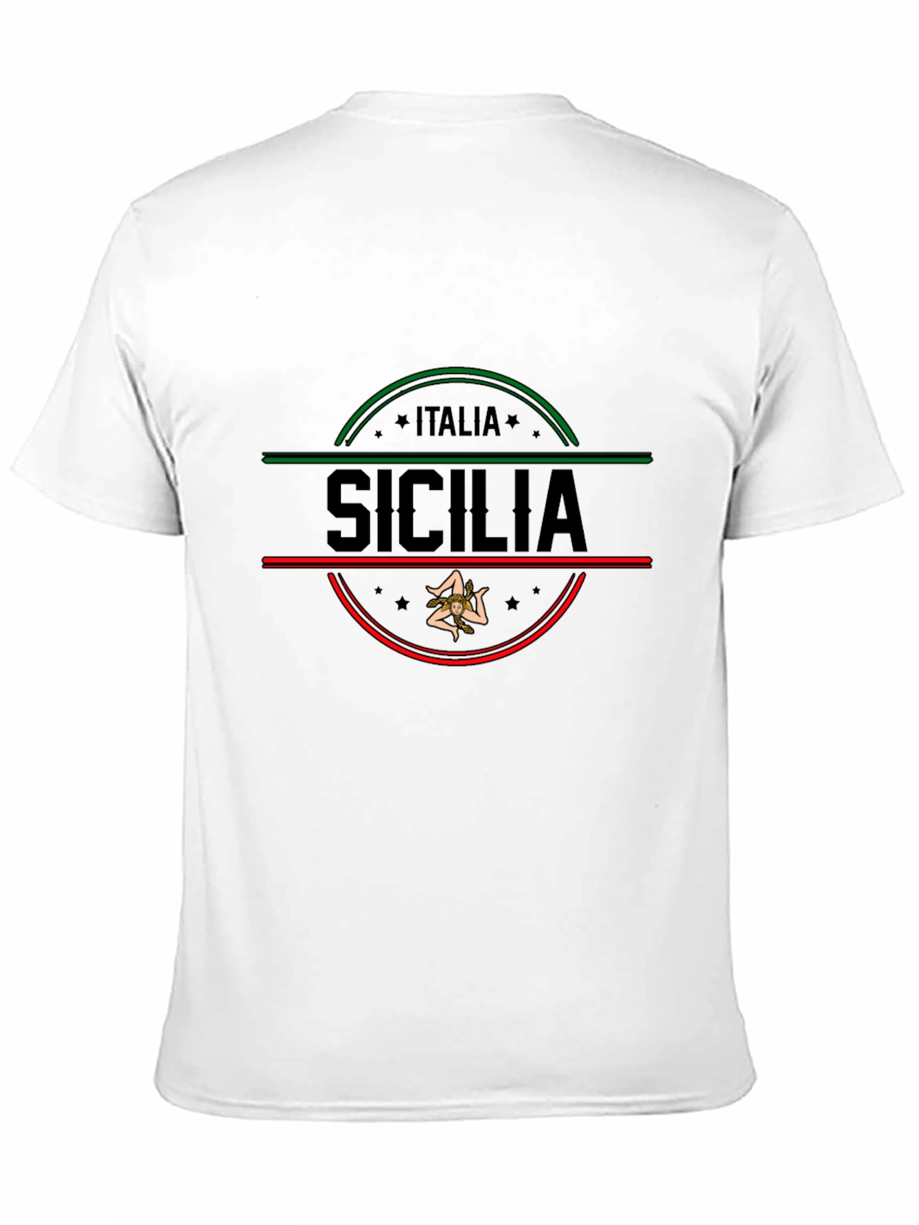 Sicilia Italia T-Shirt Mens Graphic Tee