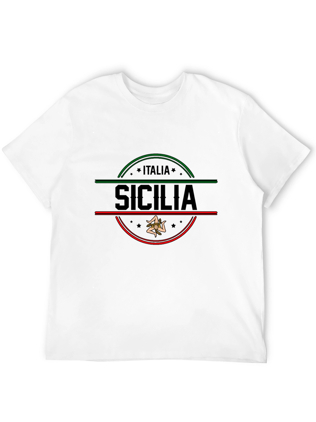 Sicilia Italia T-Shirt Mens Graphic Tee