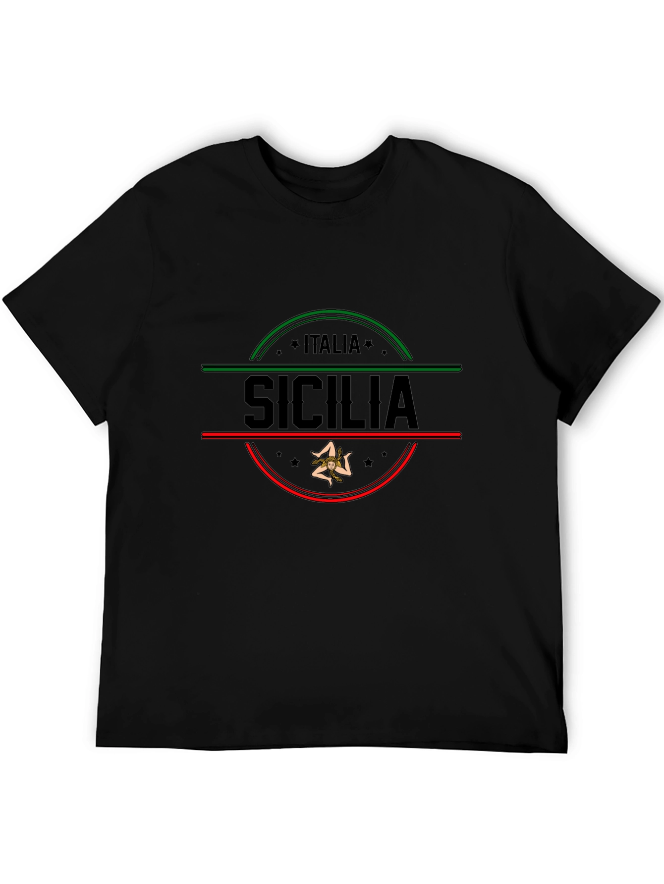 Sicilia Italia T-Shirt Mens Graphic Tee