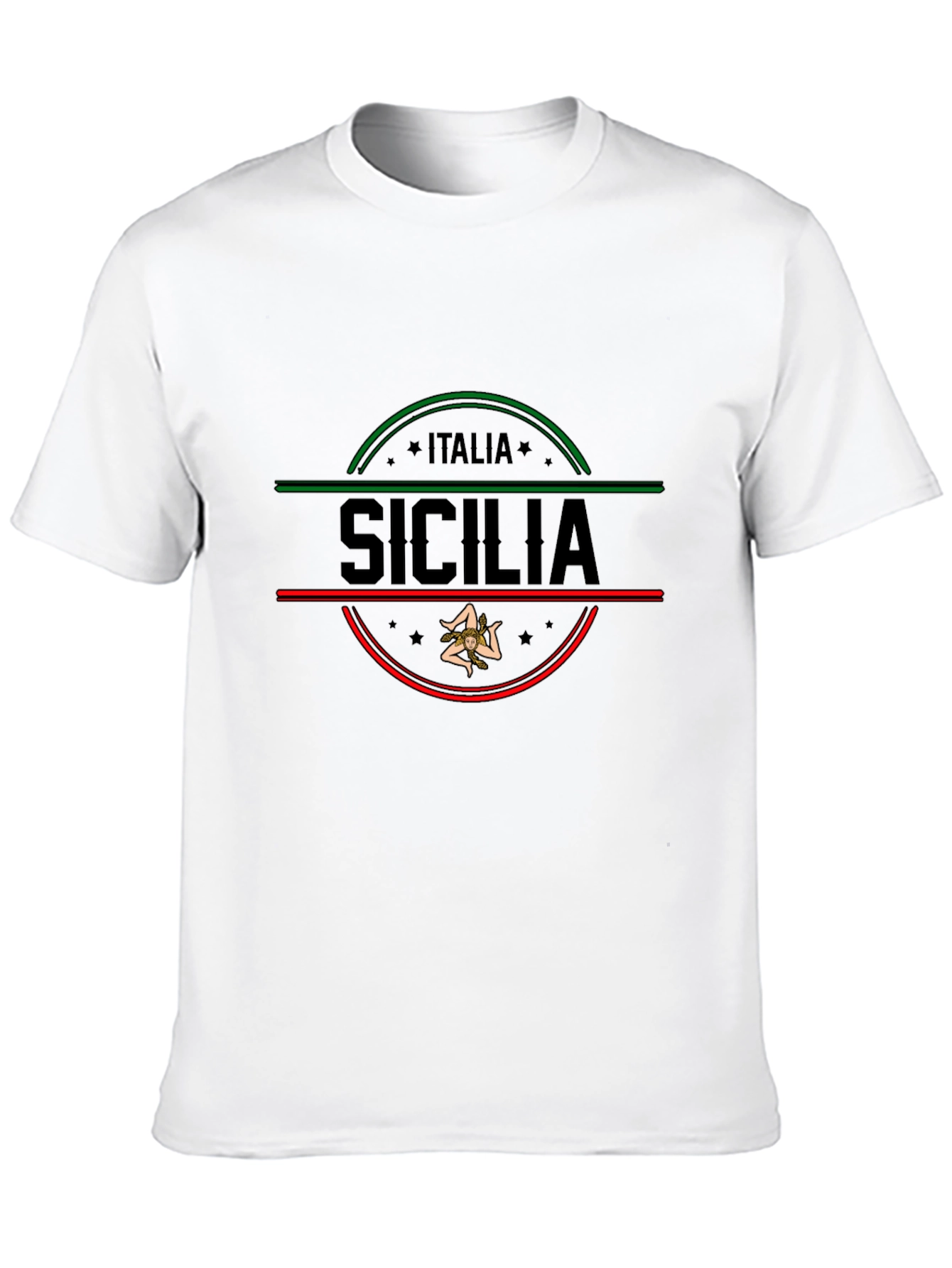 Sicilia Italia T-Shirt Mens Graphic Tee