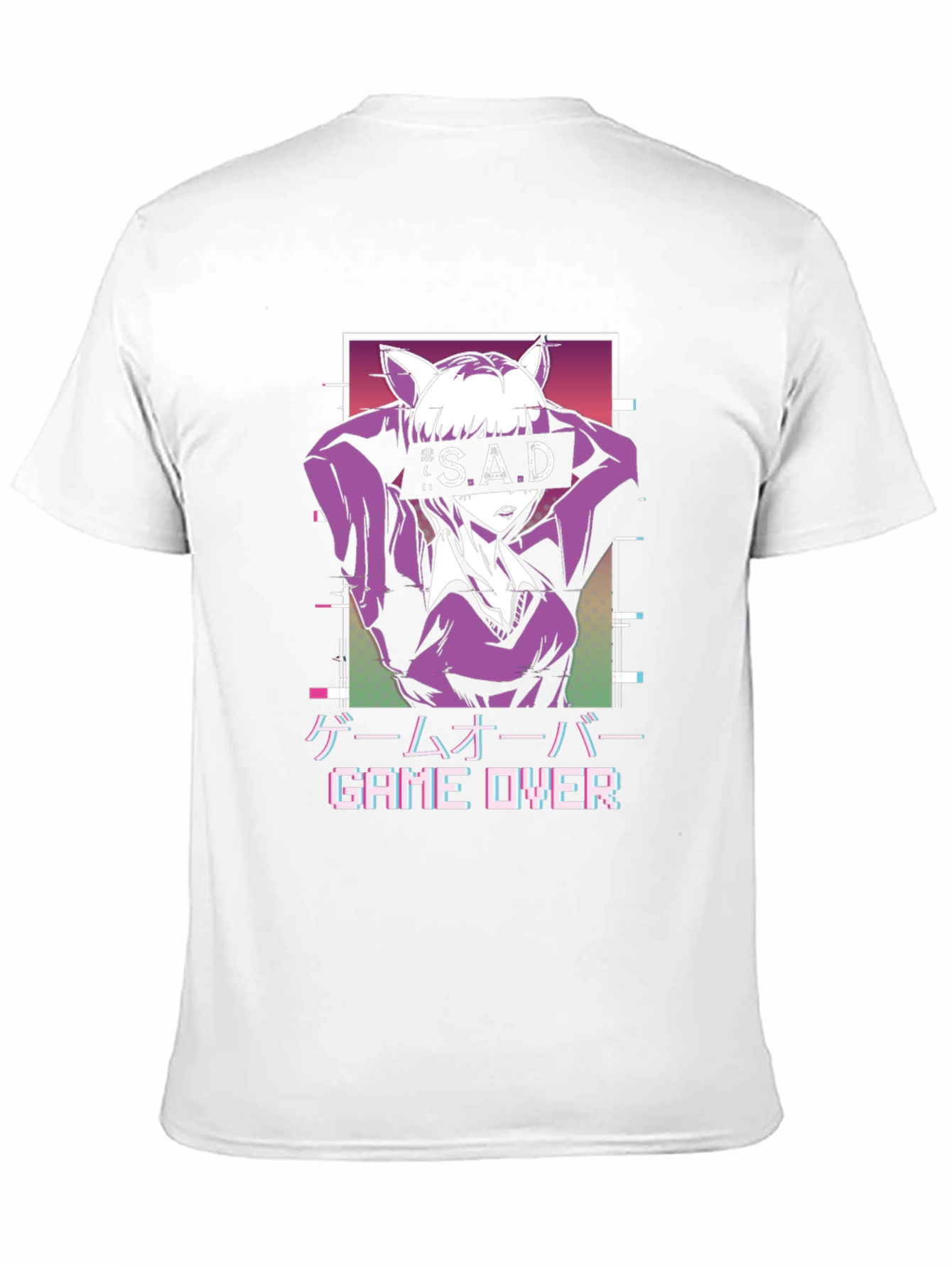 Anime Game Over Graphic Tee
