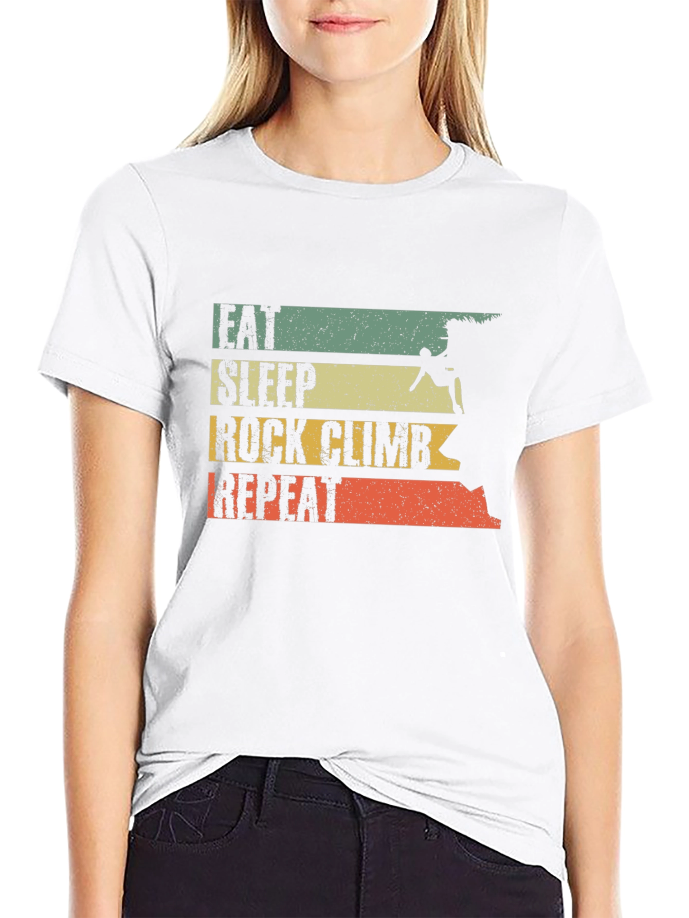 Eat Sleep Rock Climb Repeat T-Shirt