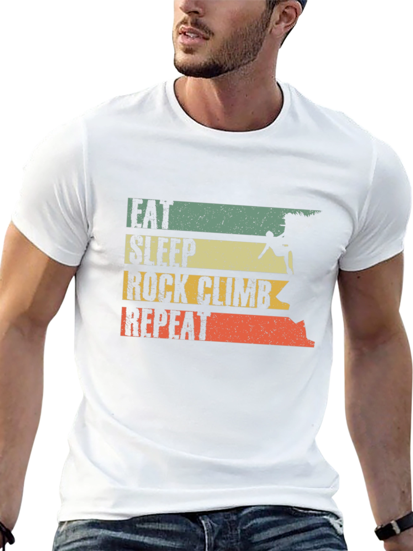 Eat Sleep Rock Climb Repeat T-Shirt