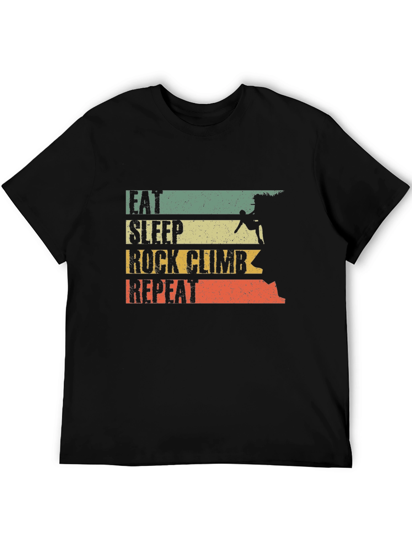 Eat Sleep Rock Climb Repeat T-Shirt
