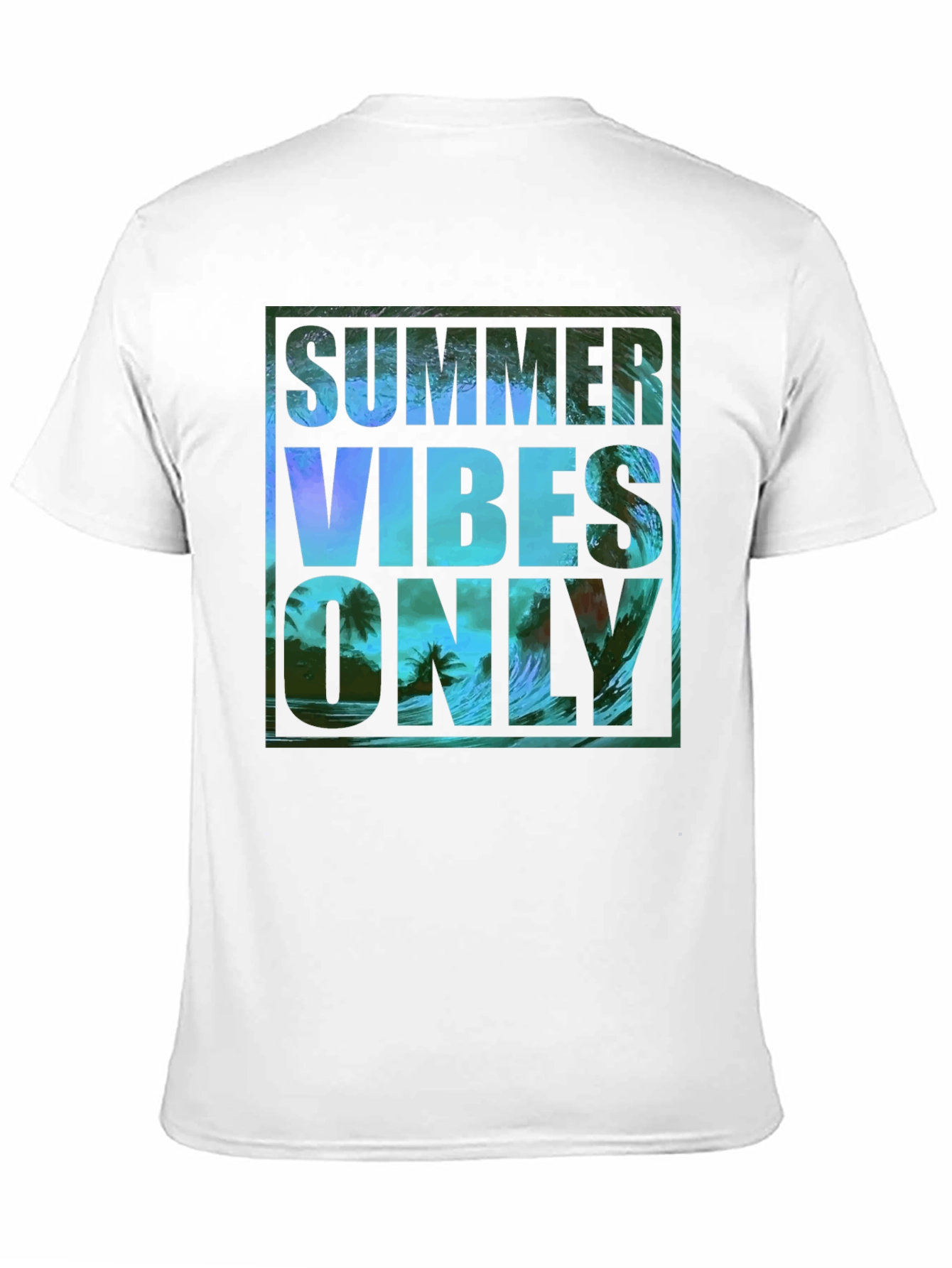 Summer Vibes Only Graphic T-Shirt - Black