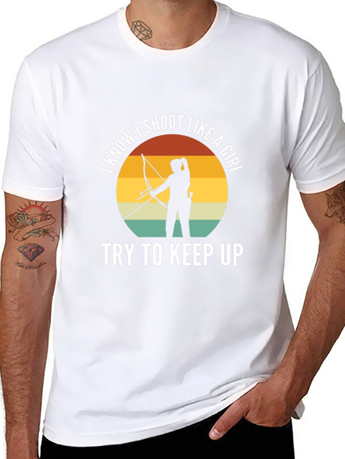 I Know I Shoot Like A Girl T-Shirt