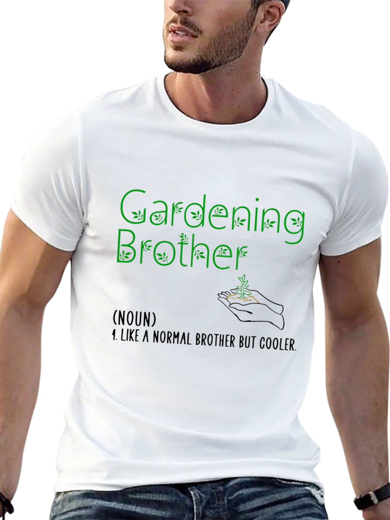 Gardening Brother Graphic T-Shirt
