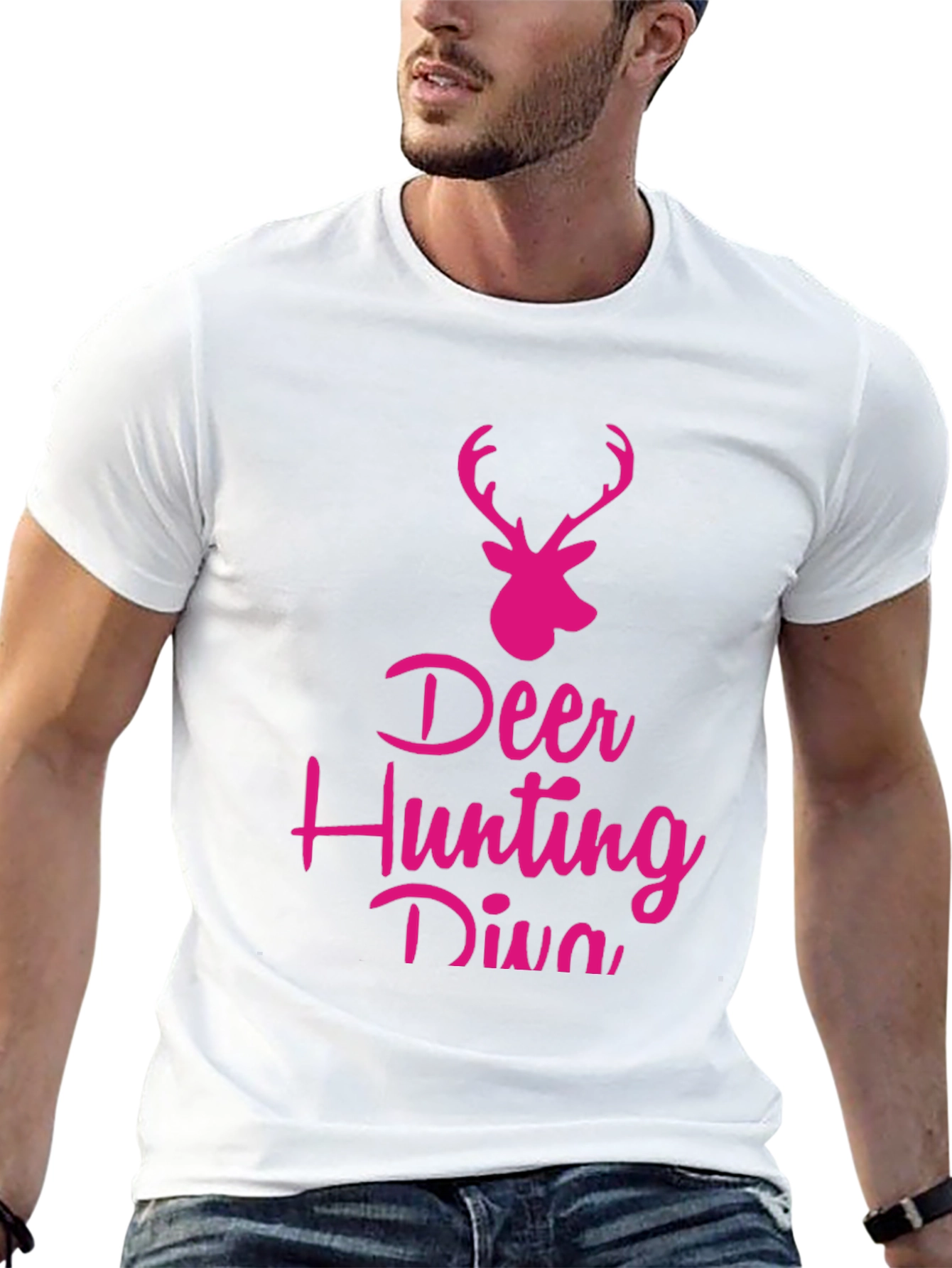 Deer Hunting Diva Black T-Shirt