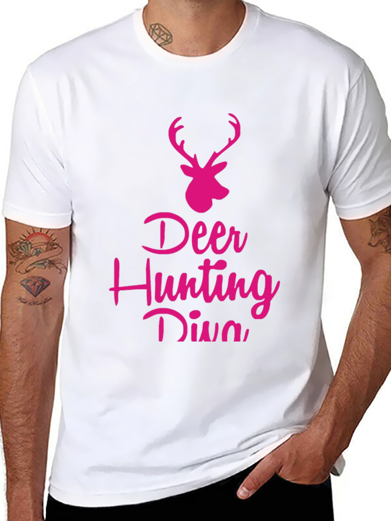 Deer Hunting Diva Black T-Shirt
