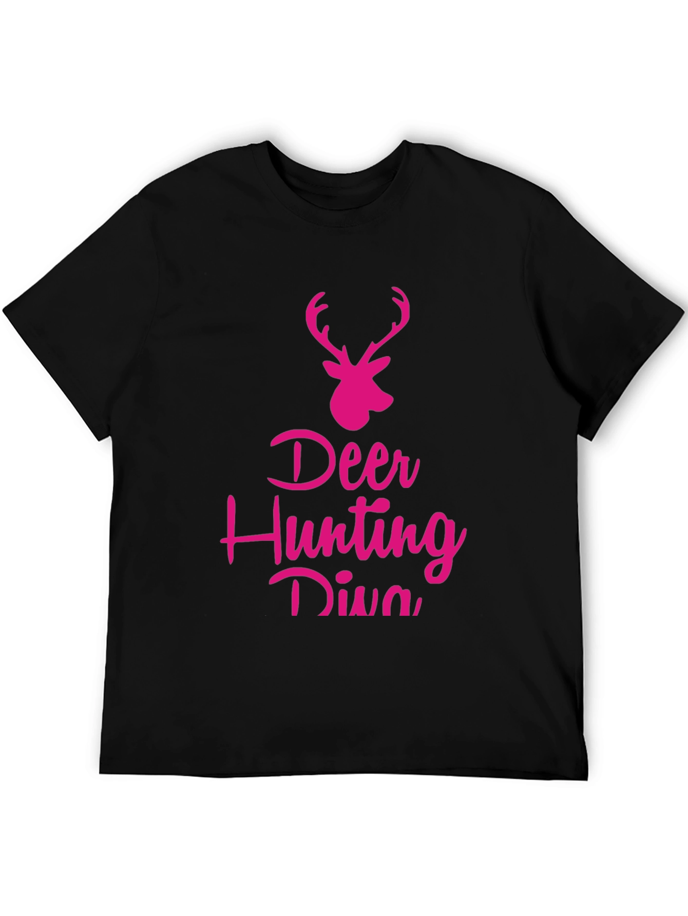 Deer Hunting Diva Black T-Shirt