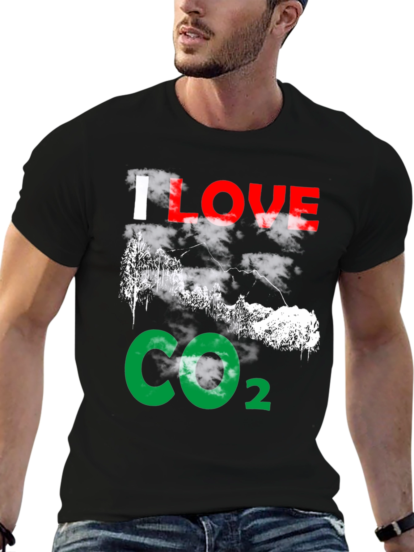 I Love CO2 T-Shirt - Environmental Statement Tee