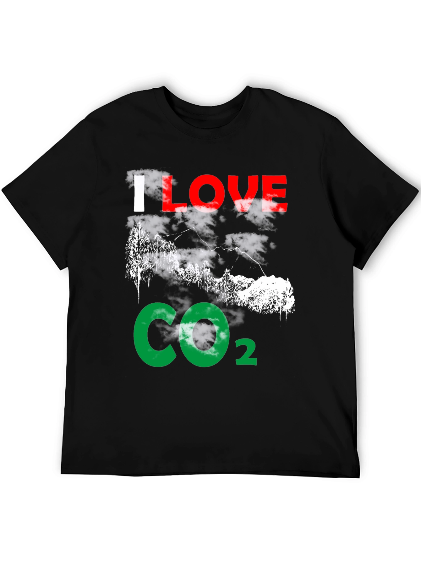 I Love CO2 T-Shirt - Environmental Statement Tee