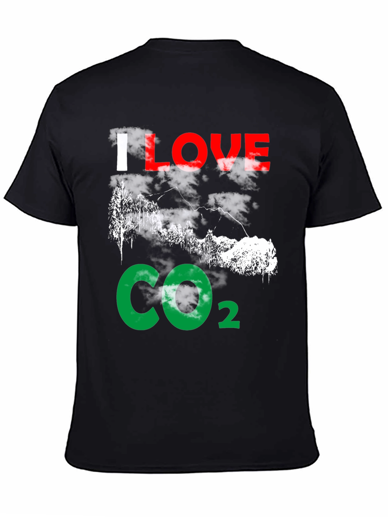 I Love CO2 T-Shirt - Environmental Statement Tee