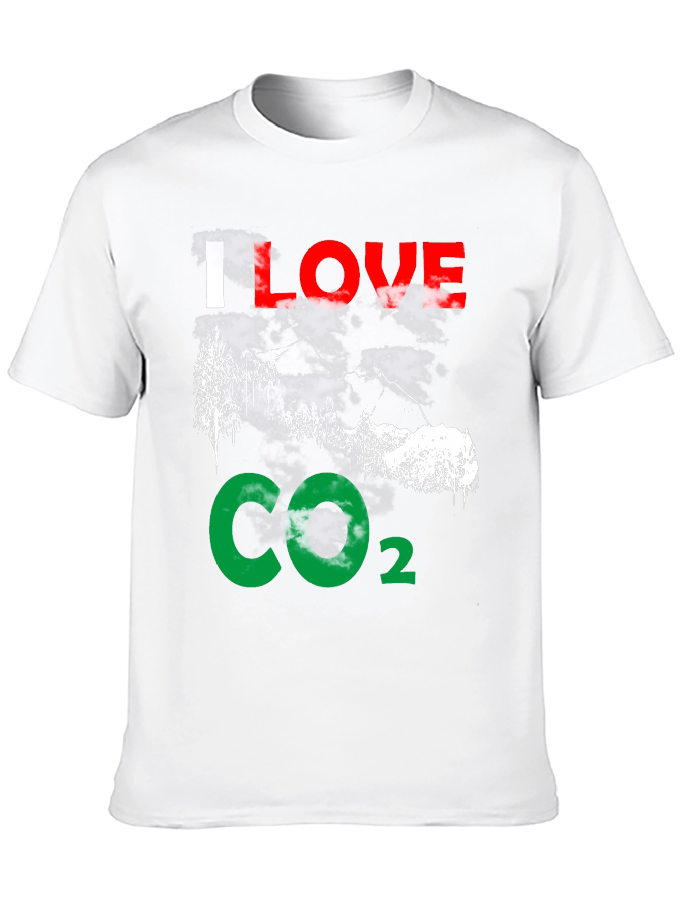 I Love CO2 T-Shirt - Environmental Statement Tee