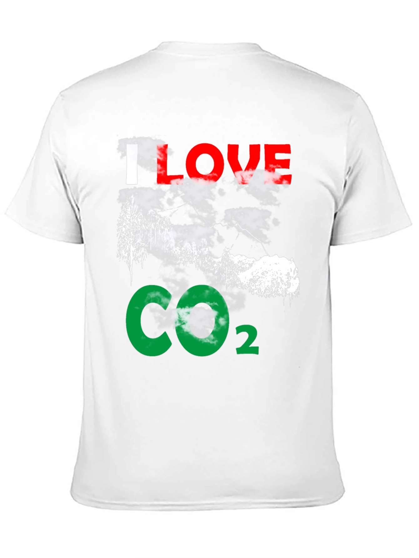 I Love CO2 T-Shirt - Environmental Statement Tee