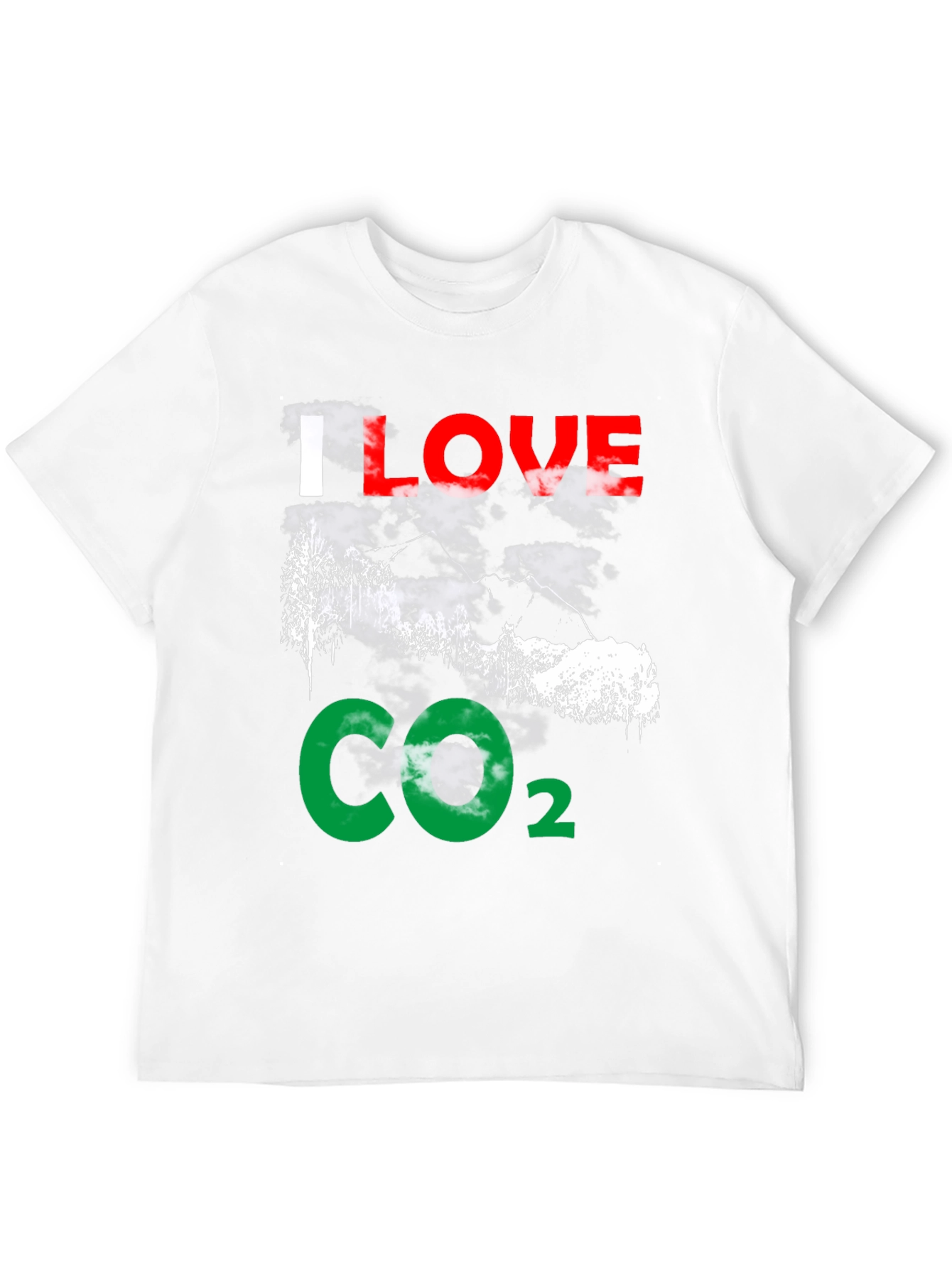 I Love CO2 T-Shirt - Environmental Statement Tee