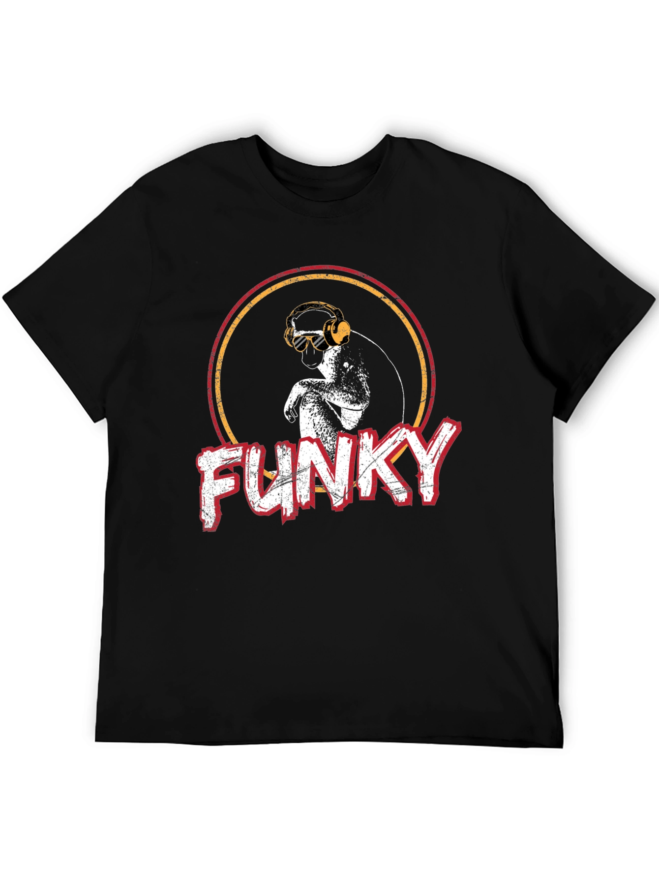 Funky Monkey Graphic T-Shirt - Retro Style