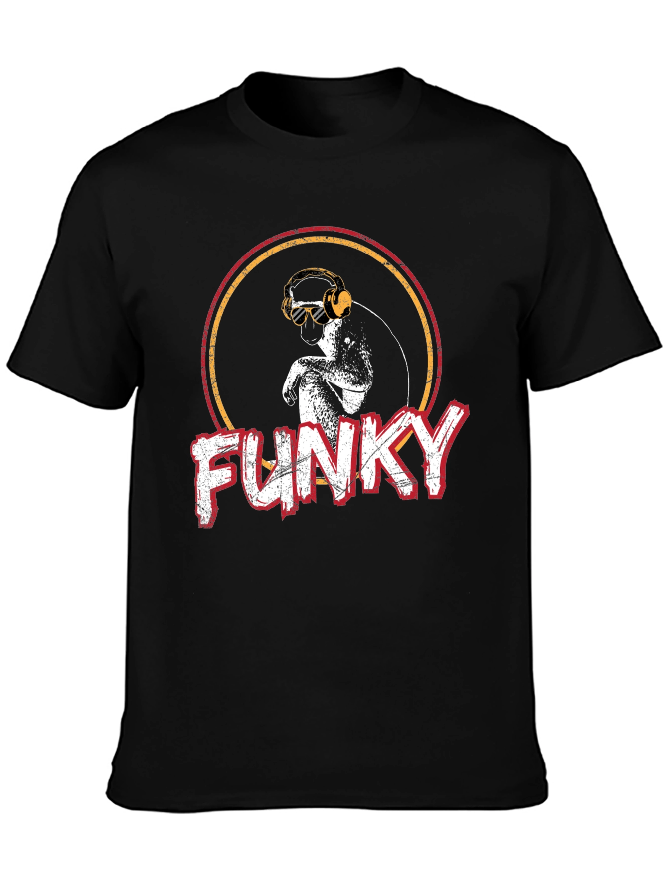 Funky Monkey Graphic T-Shirt - Retro Style