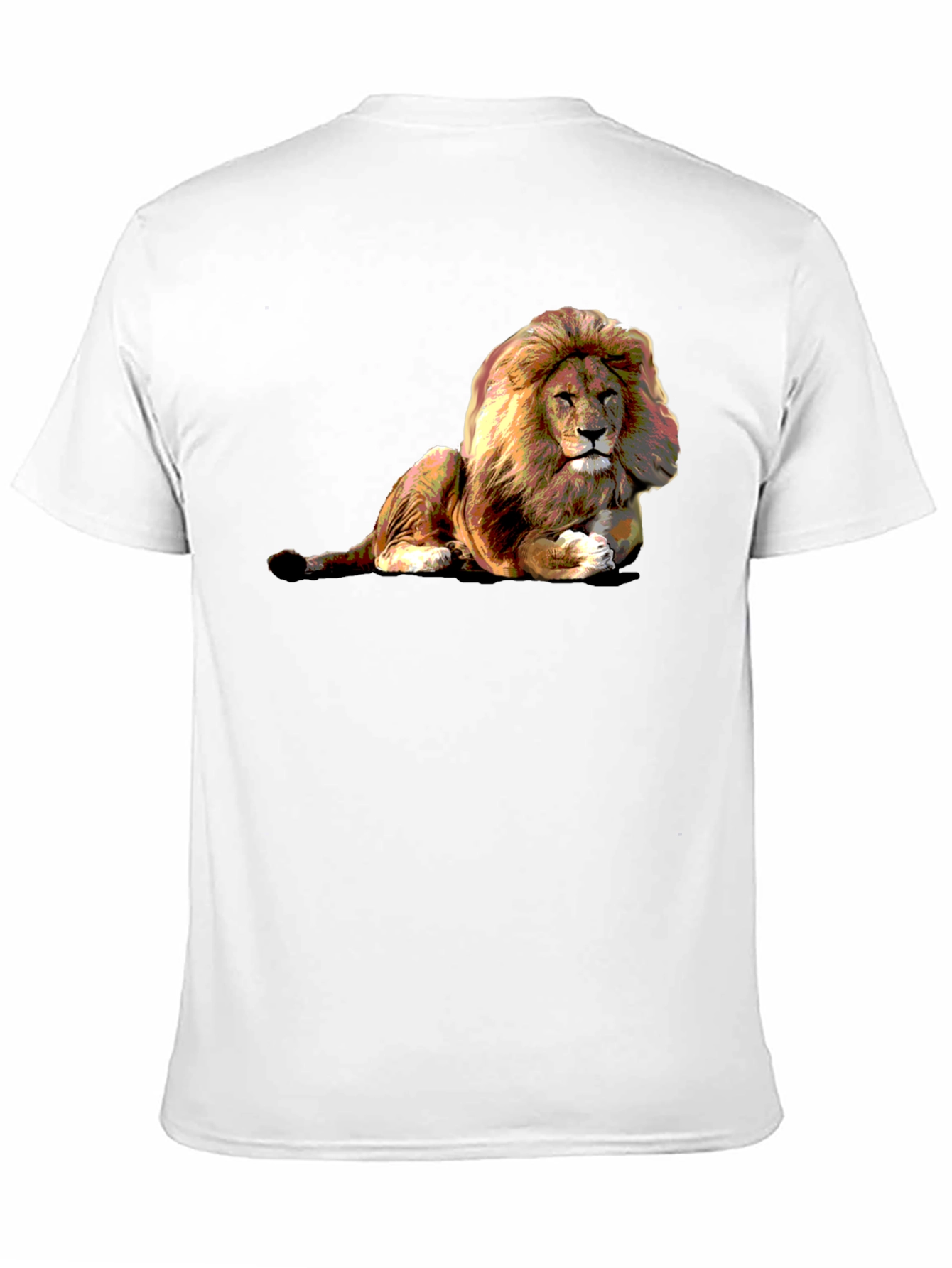 Lion Graphic Black T-Shirt - Wild Style
