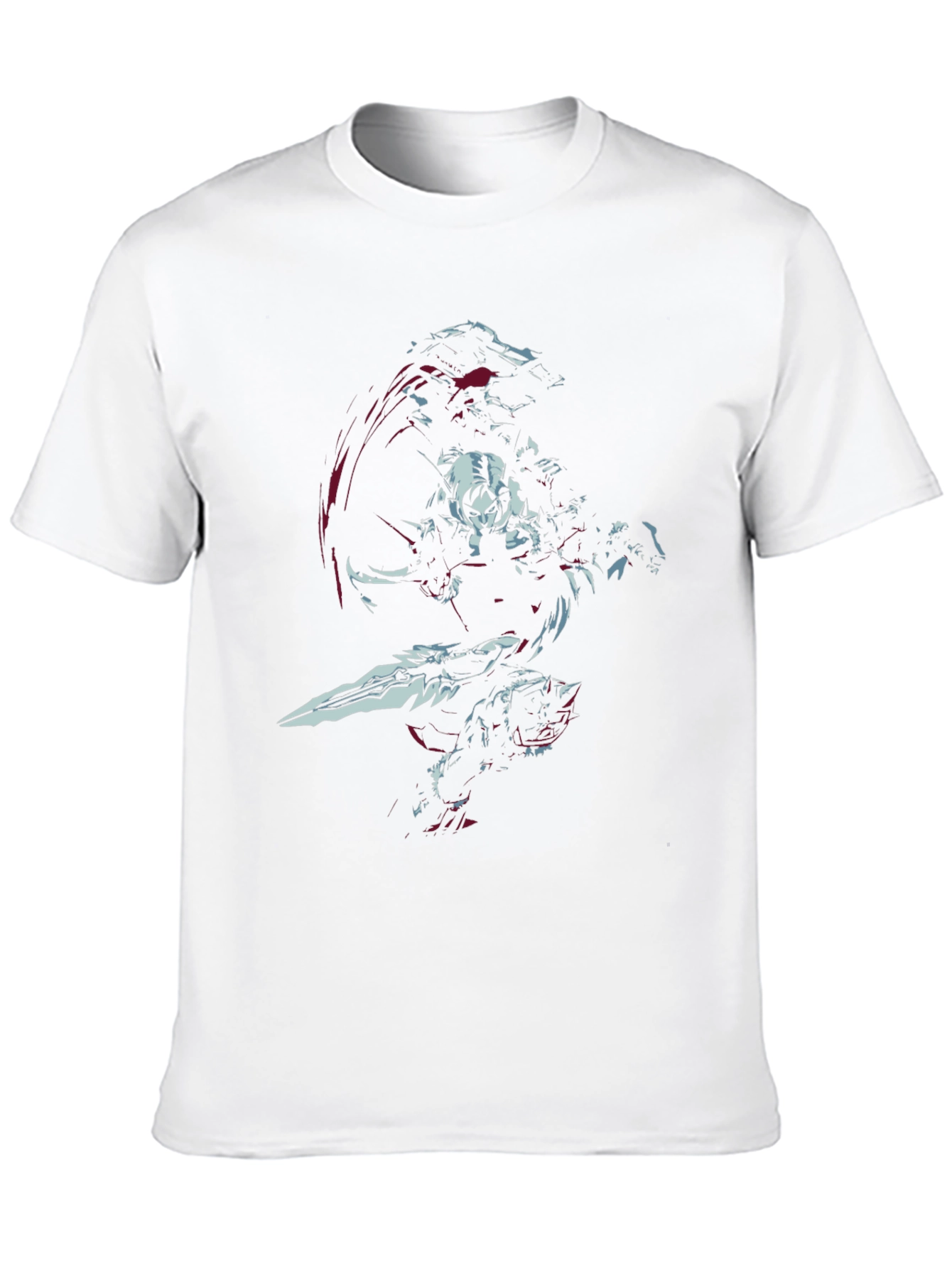 Warrior Graphic Print Black T-Shirt