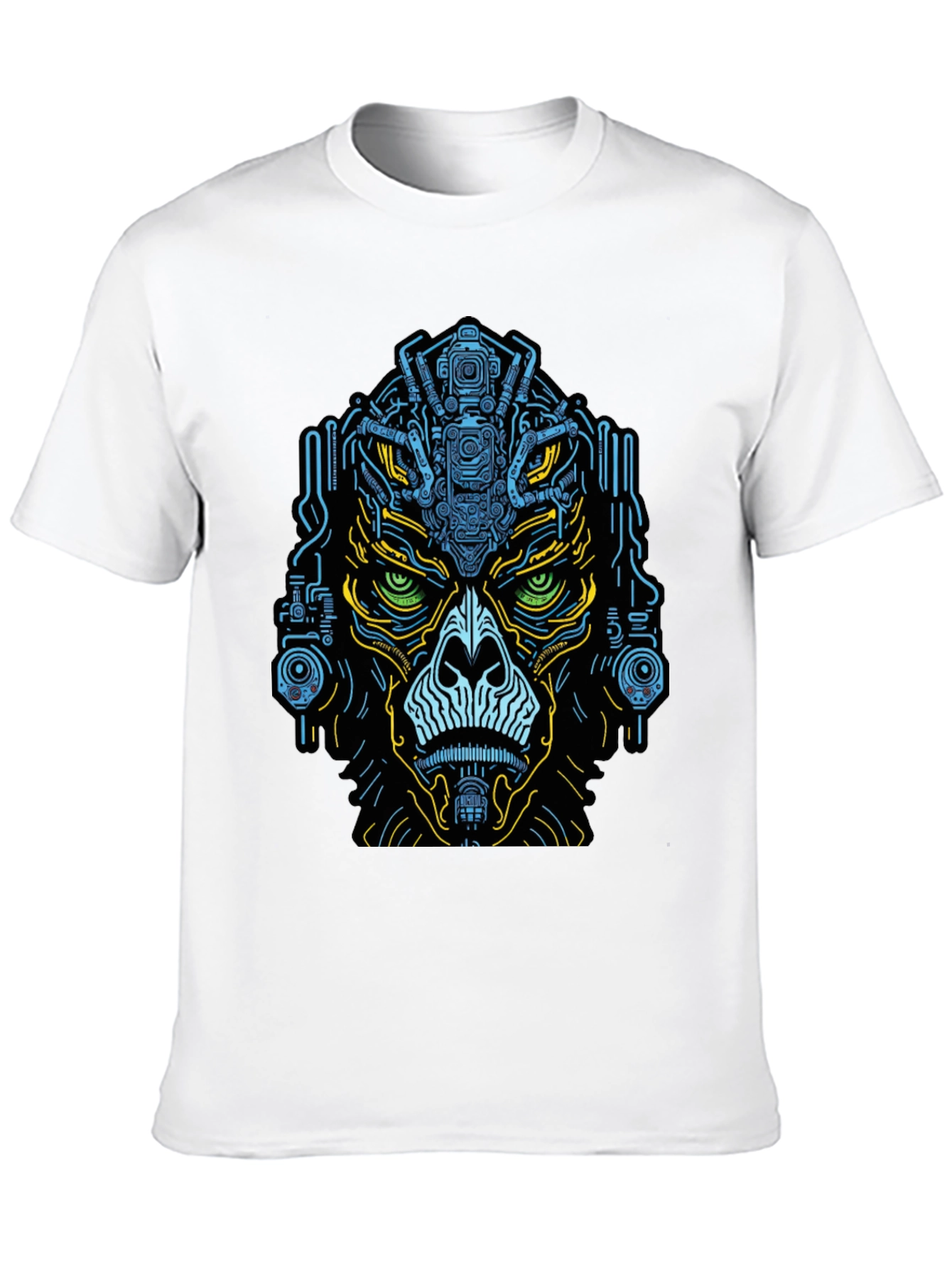Cyber Gorilla T-Shirt - Unique Graphic Tee