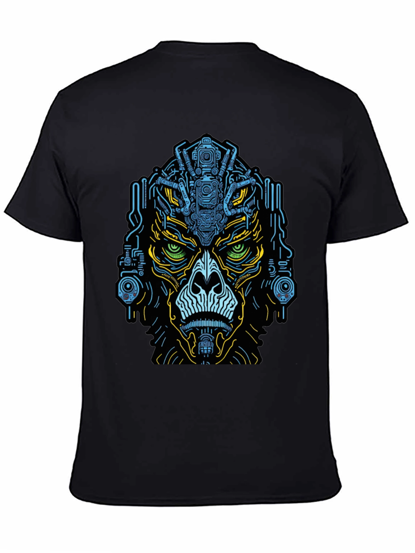 Cyber Gorilla T-Shirt - Unique Graphic Tee
