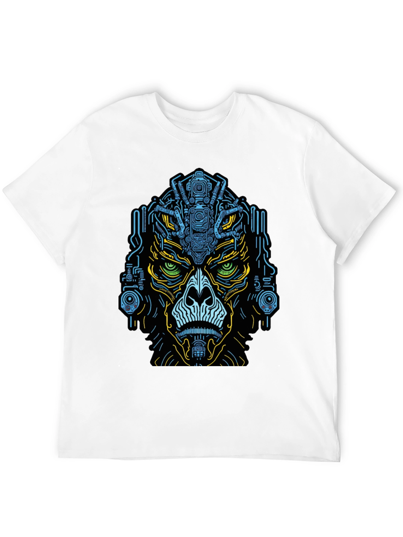 Cyber Gorilla T-Shirt - Unique Graphic Tee