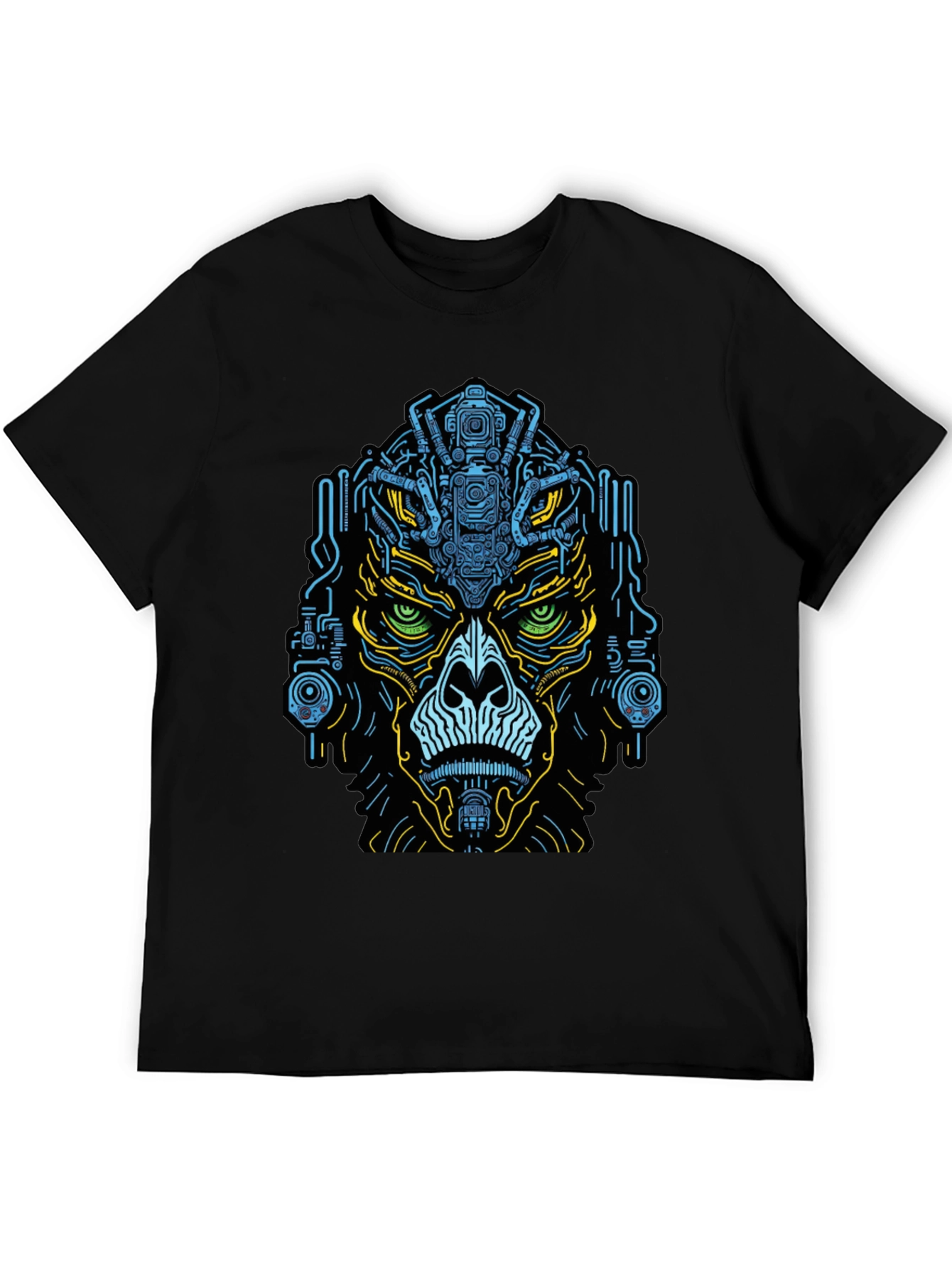 Cyber Gorilla T-Shirt - Unique Graphic Tee