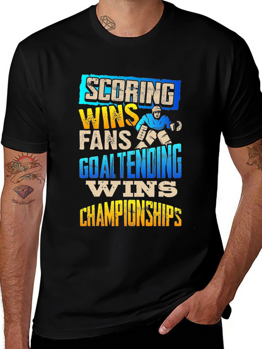 Scoring Wins Hockey T-Shirt
