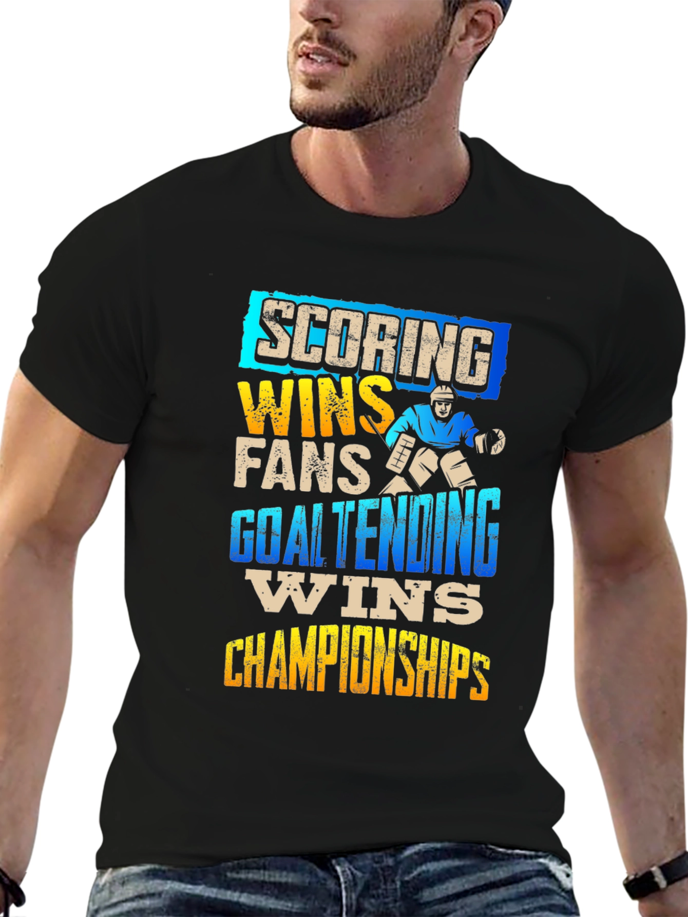 Scoring Wins Hockey T-Shirt