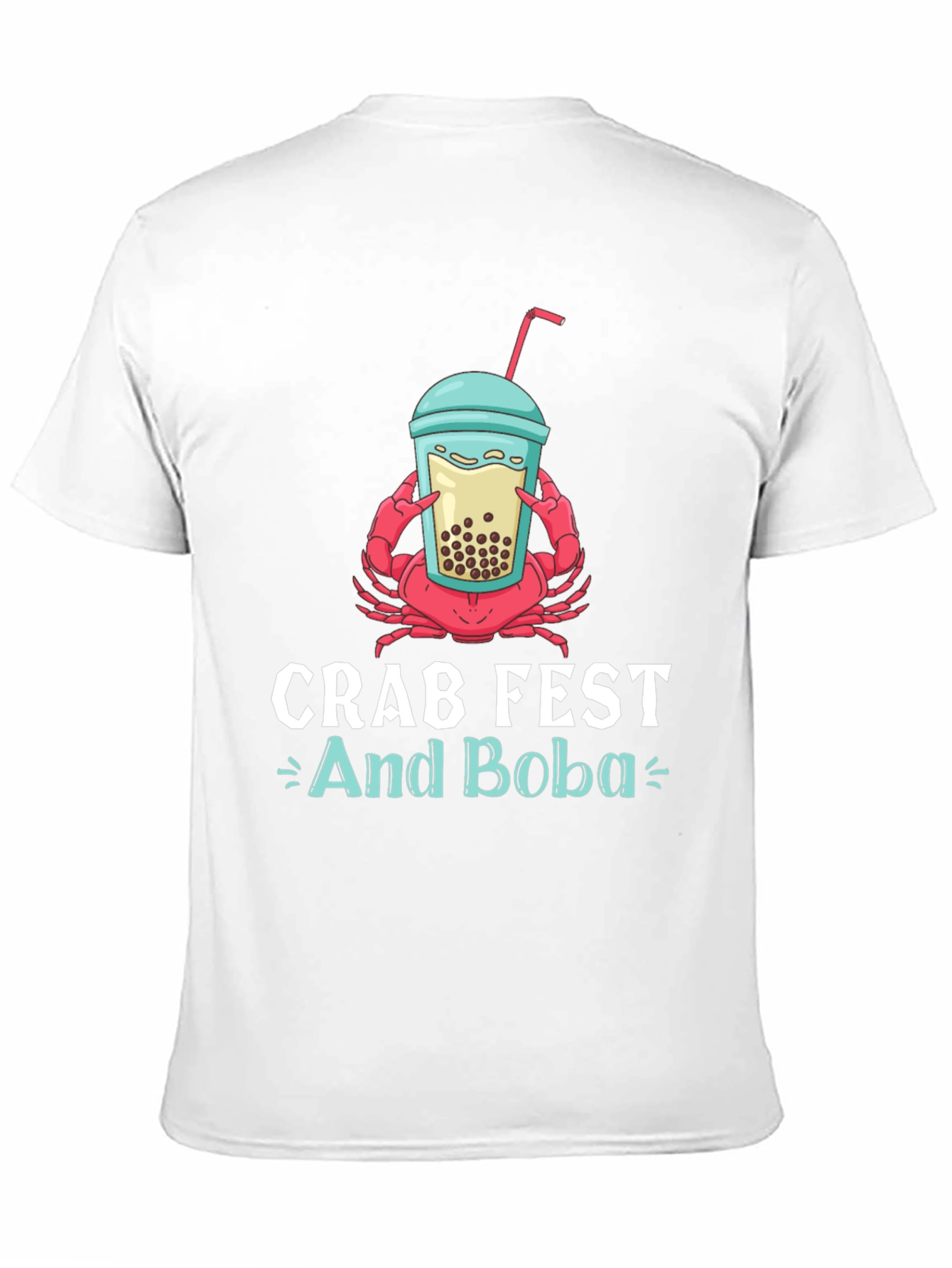 Crab Fest and Boba Graphic T-Shirt